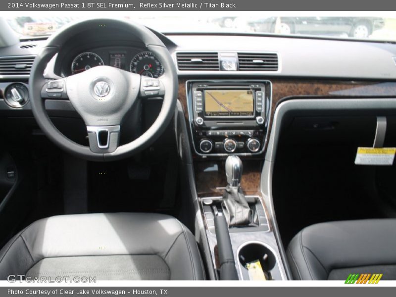 Reflex Silver Metallic / Titan Black 2014 Volkswagen Passat 1.8T SEL Premium