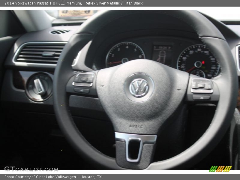 Reflex Silver Metallic / Titan Black 2014 Volkswagen Passat 1.8T SEL Premium