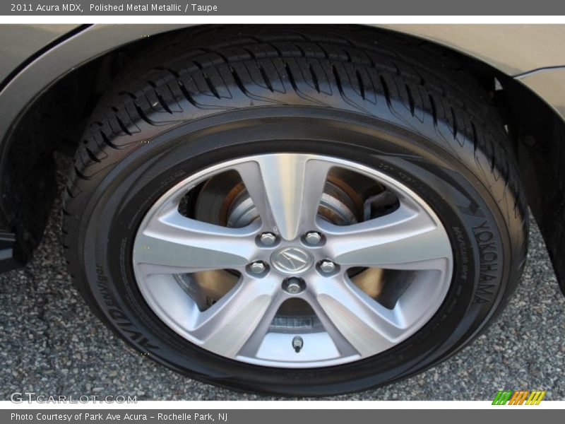 Polished Metal Metallic / Taupe 2011 Acura MDX