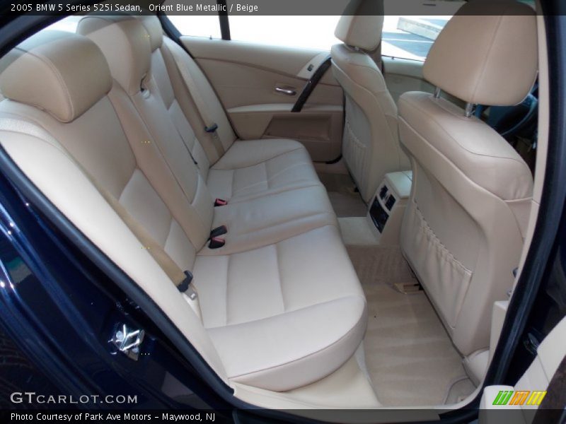 Orient Blue Metallic / Beige 2005 BMW 5 Series 525i Sedan