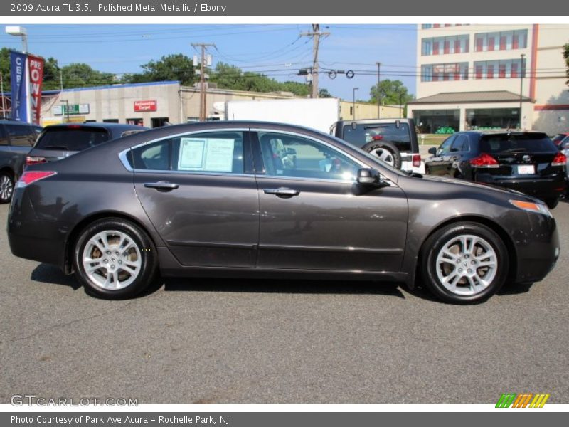 Polished Metal Metallic / Ebony 2009 Acura TL 3.5