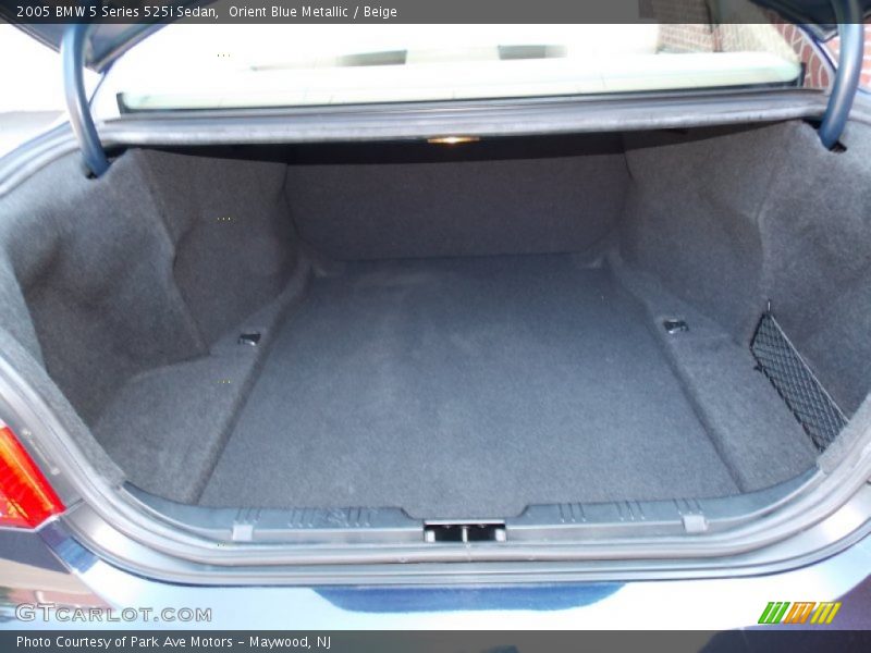 Orient Blue Metallic / Beige 2005 BMW 5 Series 525i Sedan