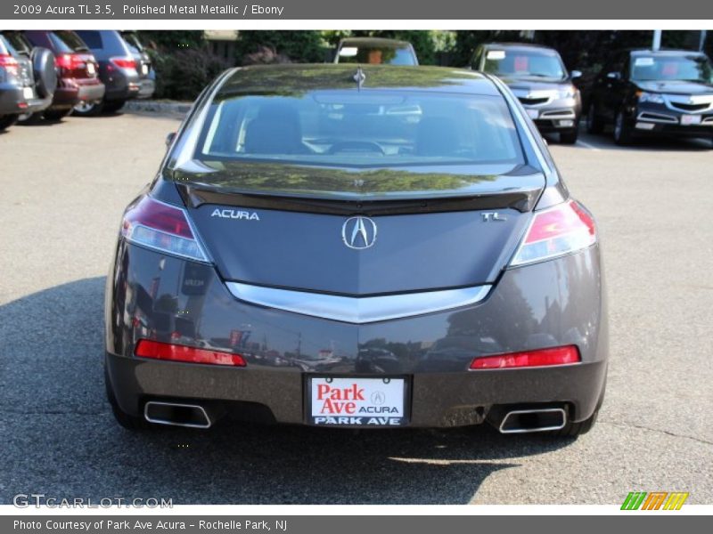 Polished Metal Metallic / Ebony 2009 Acura TL 3.5