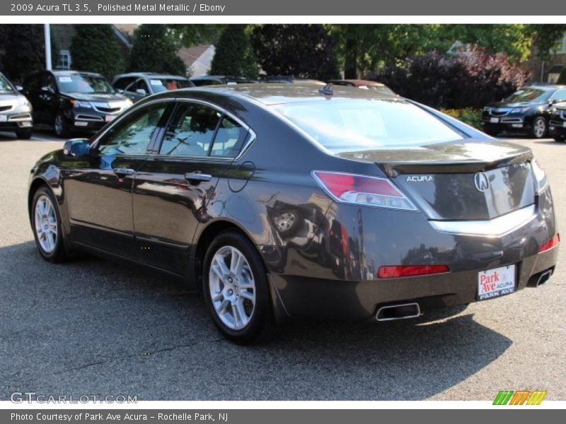 Polished Metal Metallic / Ebony 2009 Acura TL 3.5