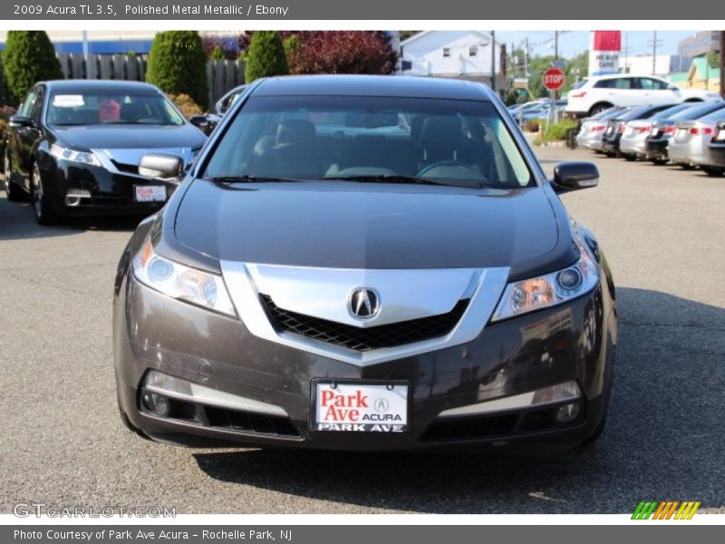 Polished Metal Metallic / Ebony 2009 Acura TL 3.5