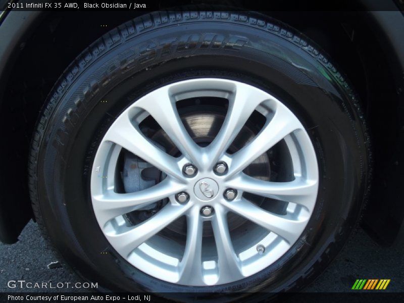 Black Obsidian / Java 2011 Infiniti FX 35 AWD