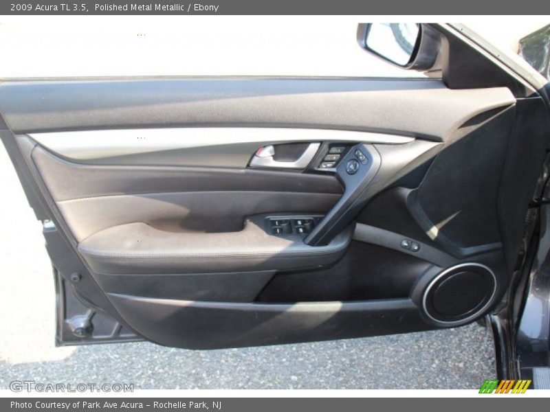 Polished Metal Metallic / Ebony 2009 Acura TL 3.5