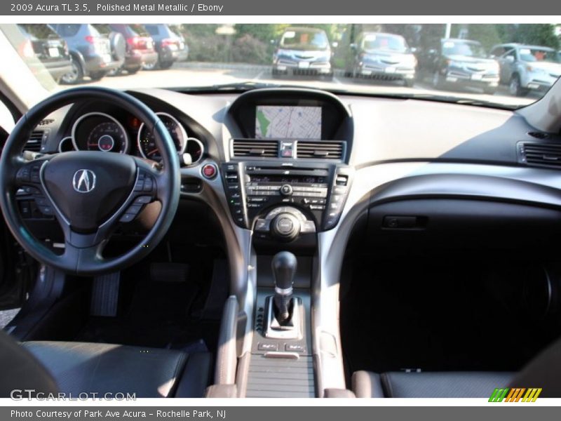Polished Metal Metallic / Ebony 2009 Acura TL 3.5