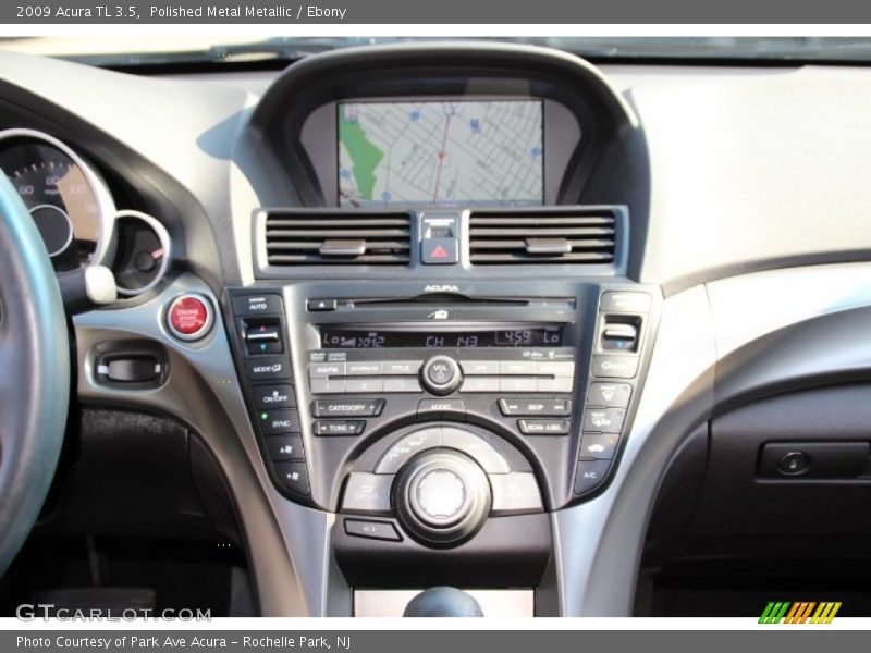 Polished Metal Metallic / Ebony 2009 Acura TL 3.5