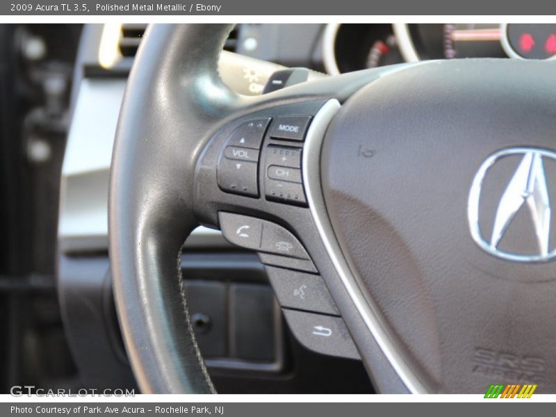 Polished Metal Metallic / Ebony 2009 Acura TL 3.5