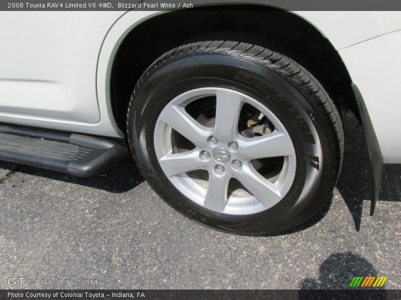 Blizzard Pearl White / Ash 2008 Toyota RAV4 Limited V6 4WD