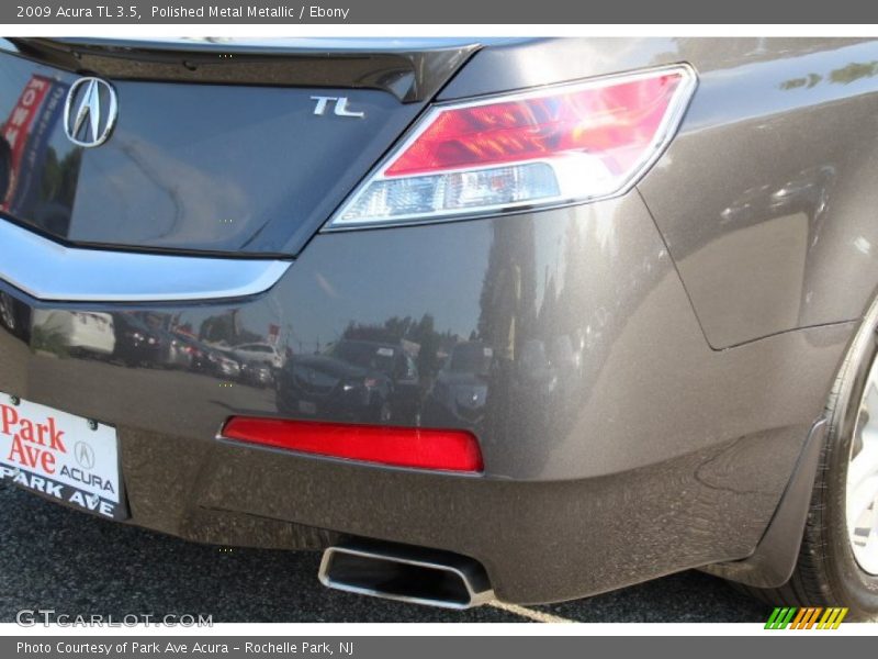 Polished Metal Metallic / Ebony 2009 Acura TL 3.5