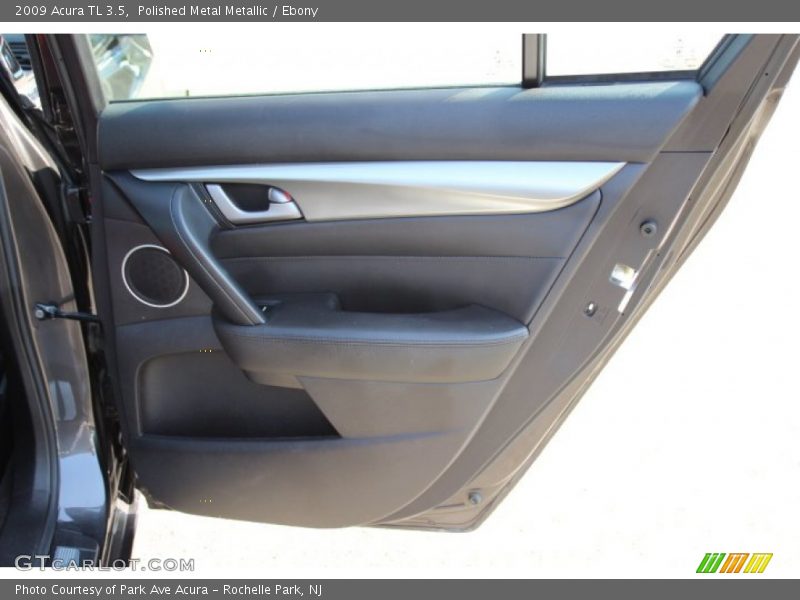 Polished Metal Metallic / Ebony 2009 Acura TL 3.5