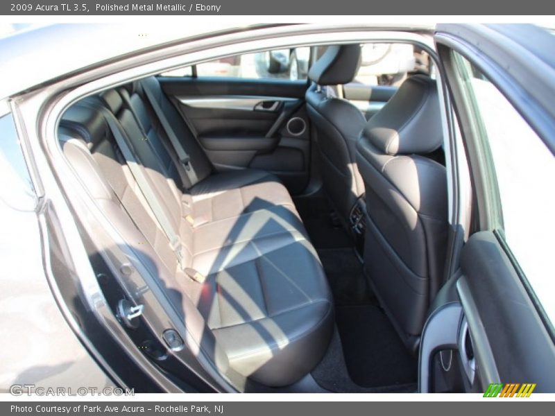Polished Metal Metallic / Ebony 2009 Acura TL 3.5