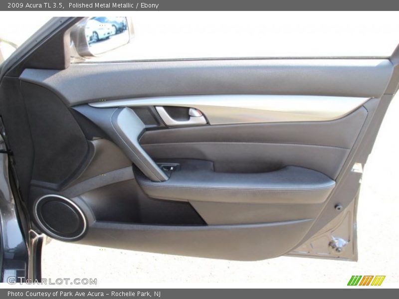 Polished Metal Metallic / Ebony 2009 Acura TL 3.5