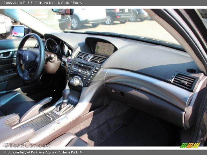 Polished Metal Metallic / Ebony 2009 Acura TL 3.5