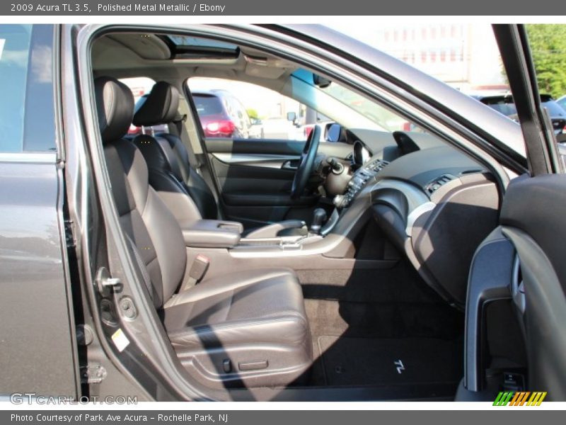 Polished Metal Metallic / Ebony 2009 Acura TL 3.5