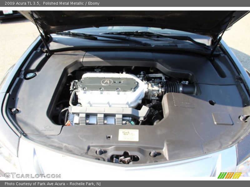 Polished Metal Metallic / Ebony 2009 Acura TL 3.5