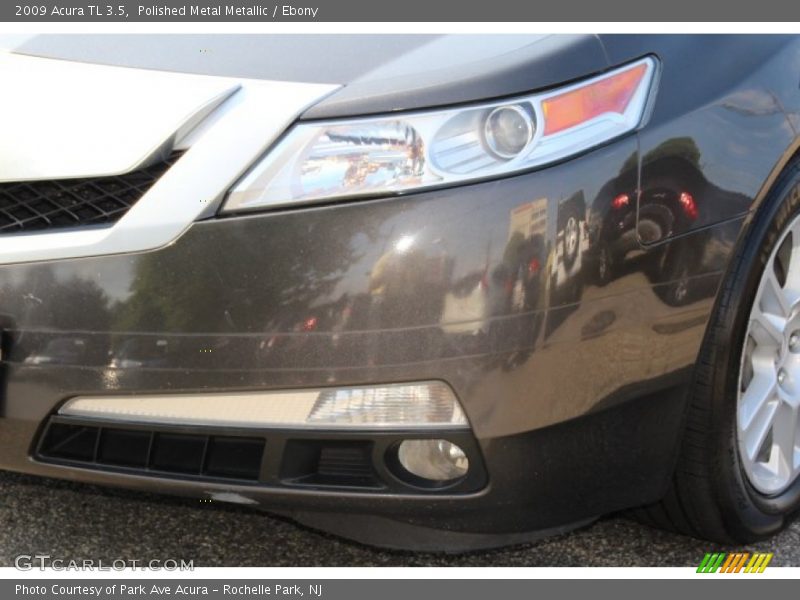 Polished Metal Metallic / Ebony 2009 Acura TL 3.5