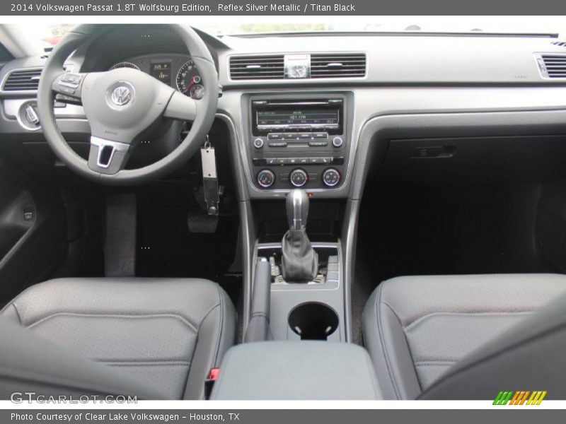 Reflex Silver Metallic / Titan Black 2014 Volkswagen Passat 1.8T Wolfsburg Edition