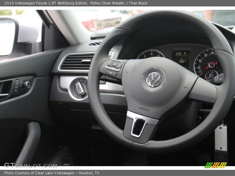 Reflex Silver Metallic / Titan Black 2014 Volkswagen Passat 1.8T Wolfsburg Edition