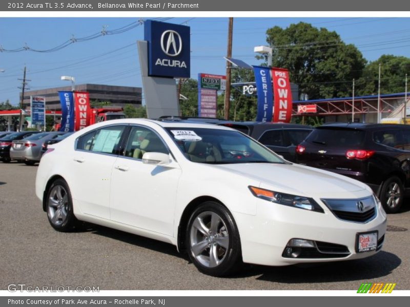 Bellanova White Pearl / Parchment 2012 Acura TL 3.5 Advance