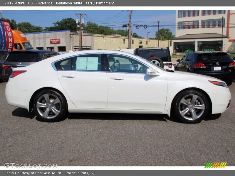 Bellanova White Pearl / Parchment 2012 Acura TL 3.5 Advance