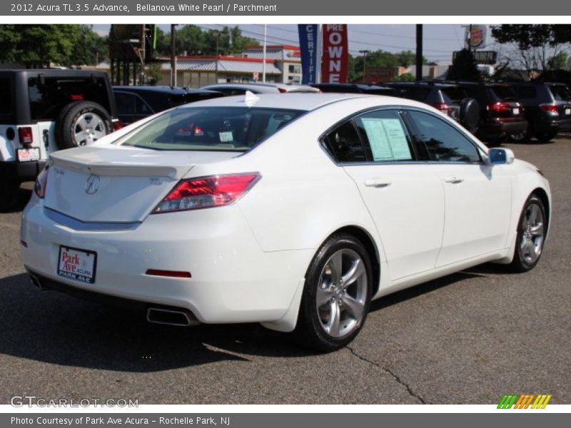 Bellanova White Pearl / Parchment 2012 Acura TL 3.5 Advance