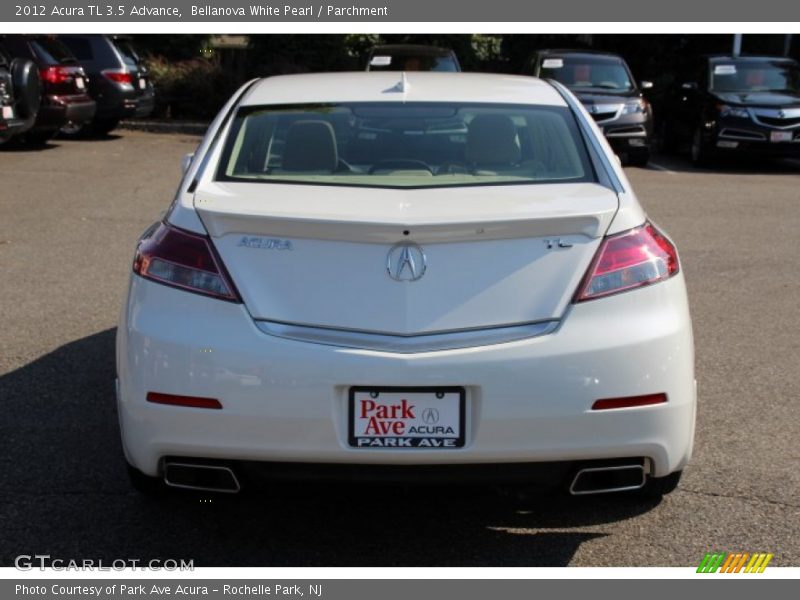 Bellanova White Pearl / Parchment 2012 Acura TL 3.5 Advance