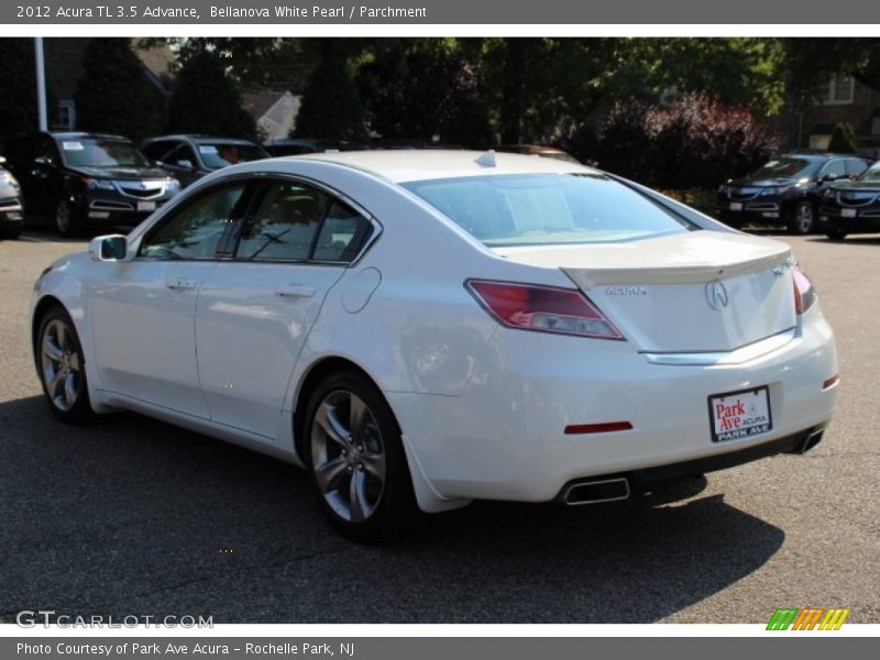 Bellanova White Pearl / Parchment 2012 Acura TL 3.5 Advance