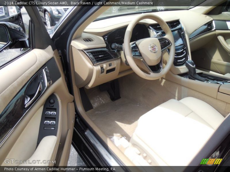 Black Raven / Light Cashmere/Medium Cashmere 2014 Cadillac CTS Luxury Sedan AWD