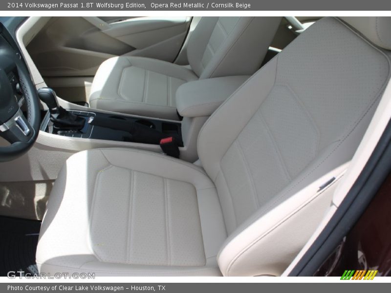 Opera Red Metallic / Cornsilk Beige 2014 Volkswagen Passat 1.8T Wolfsburg Edition