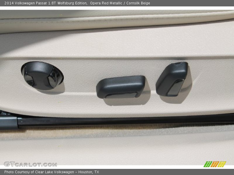 Opera Red Metallic / Cornsilk Beige 2014 Volkswagen Passat 1.8T Wolfsburg Edition
