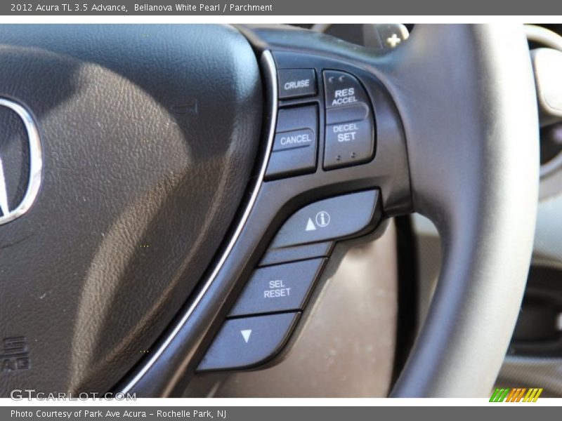 Bellanova White Pearl / Parchment 2012 Acura TL 3.5 Advance