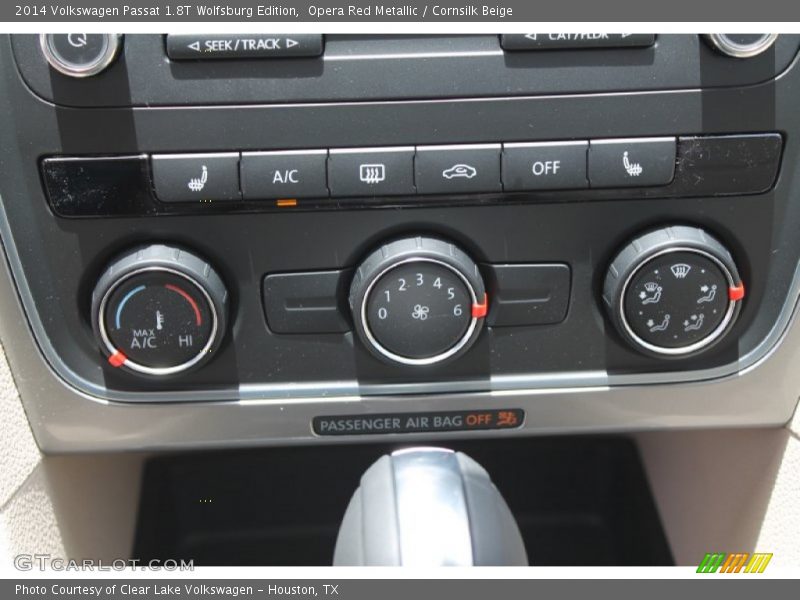 Opera Red Metallic / Cornsilk Beige 2014 Volkswagen Passat 1.8T Wolfsburg Edition