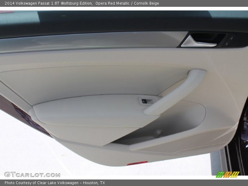 Opera Red Metallic / Cornsilk Beige 2014 Volkswagen Passat 1.8T Wolfsburg Edition