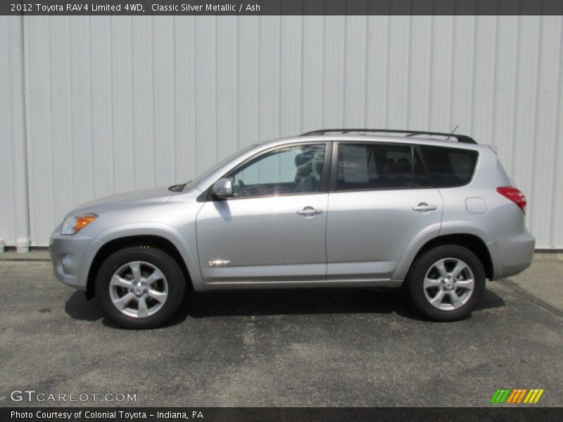 Classic Silver Metallic / Ash 2012 Toyota RAV4 Limited 4WD