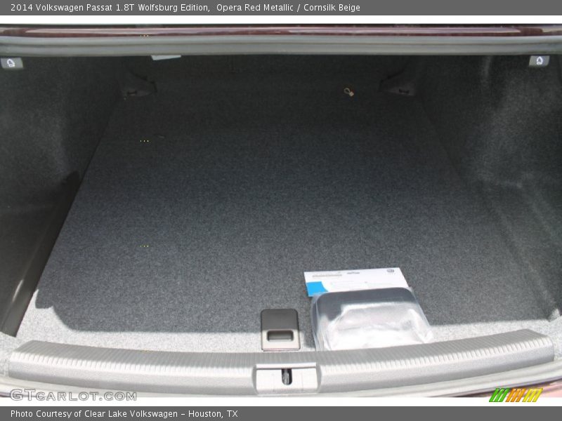 Opera Red Metallic / Cornsilk Beige 2014 Volkswagen Passat 1.8T Wolfsburg Edition