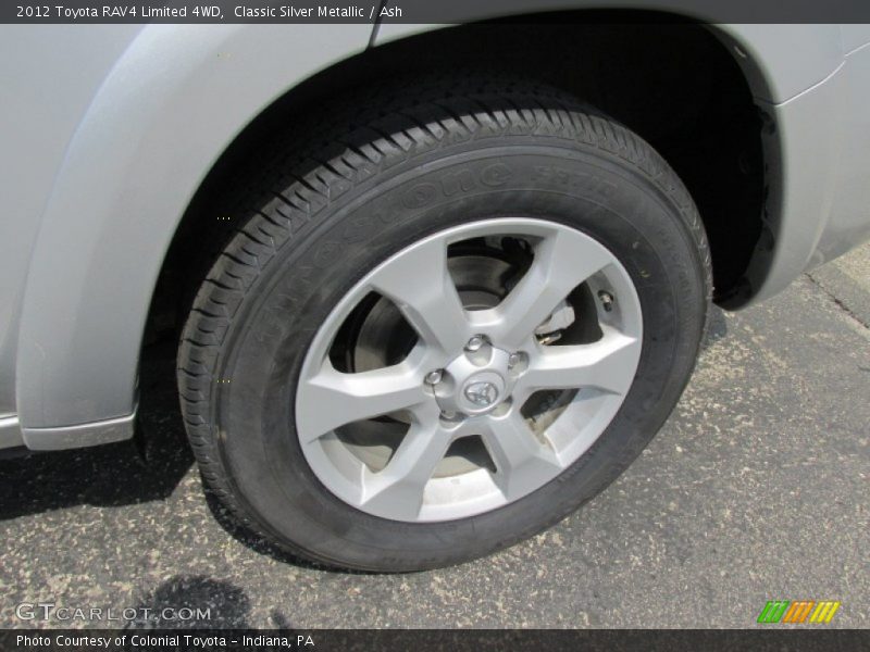 Classic Silver Metallic / Ash 2012 Toyota RAV4 Limited 4WD