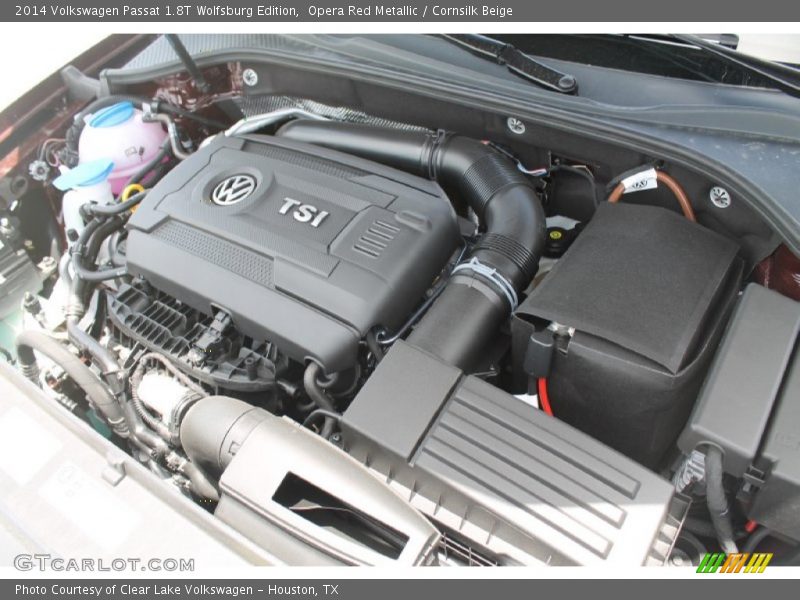 Opera Red Metallic / Cornsilk Beige 2014 Volkswagen Passat 1.8T Wolfsburg Edition