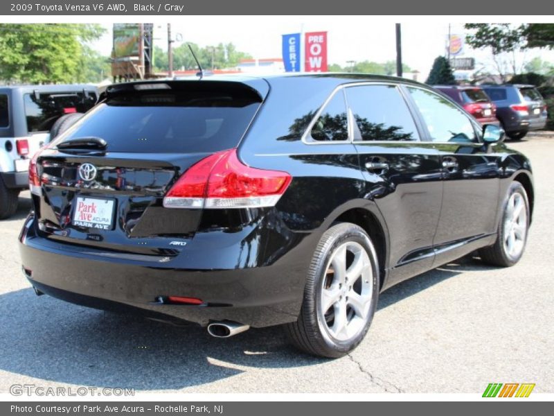 Black / Gray 2009 Toyota Venza V6 AWD