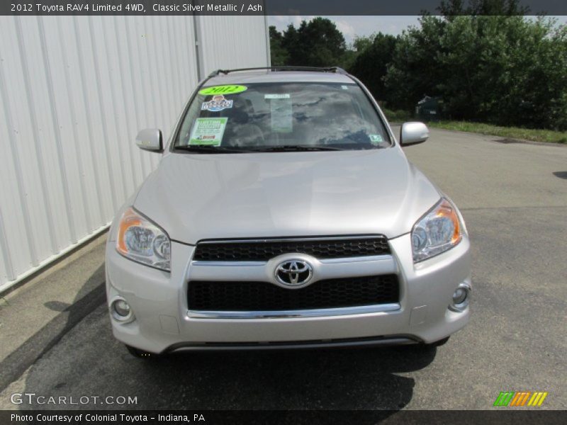 Classic Silver Metallic / Ash 2012 Toyota RAV4 Limited 4WD