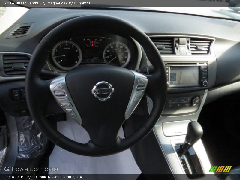 Magnetic Gray / Charcoal 2014 Nissan Sentra SR