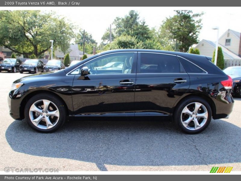 Black / Gray 2009 Toyota Venza V6 AWD