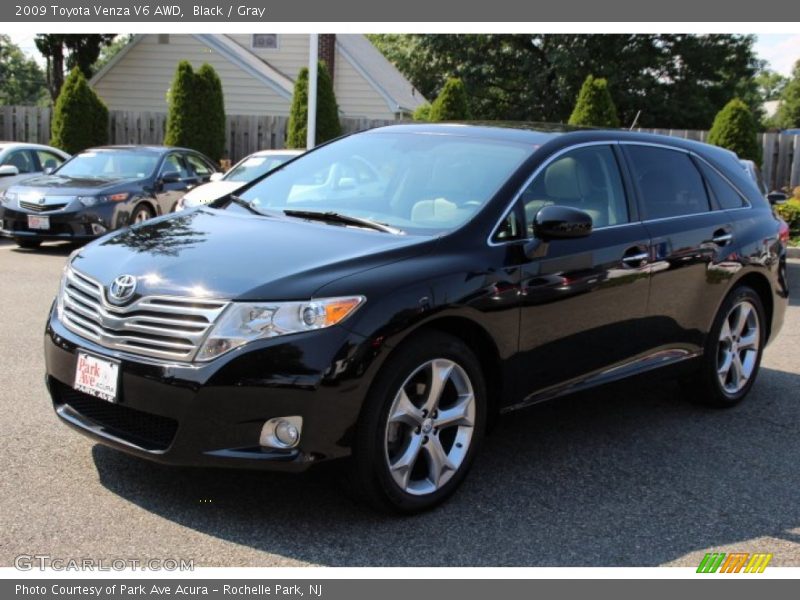 Black / Gray 2009 Toyota Venza V6 AWD