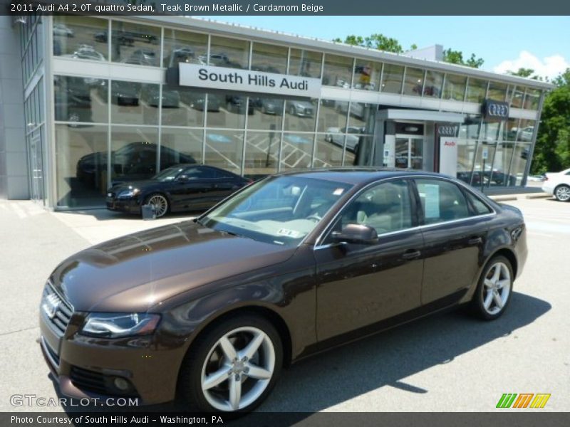 Teak Brown Metallic / Cardamom Beige 2011 Audi A4 2.0T quattro Sedan