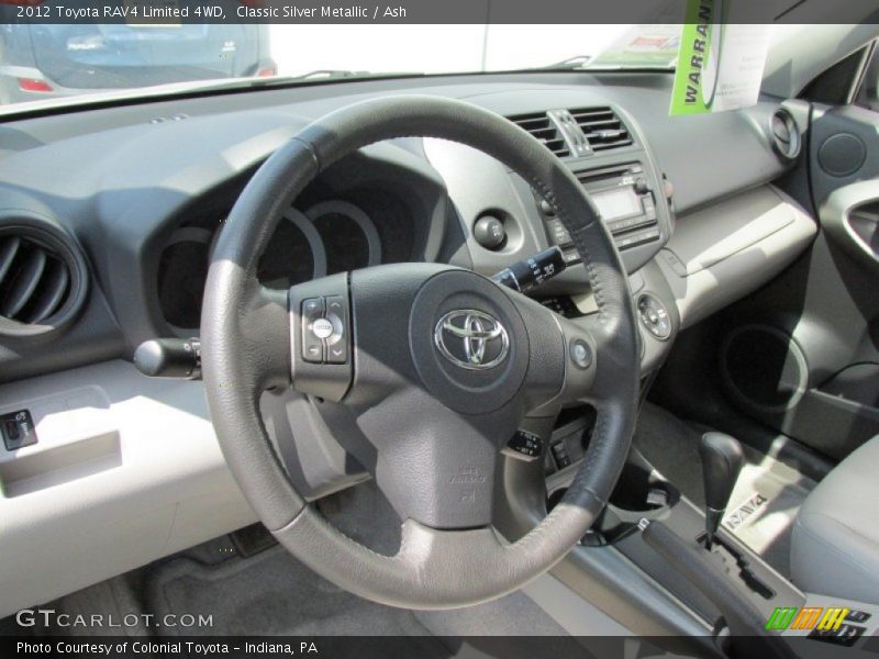 Classic Silver Metallic / Ash 2012 Toyota RAV4 Limited 4WD