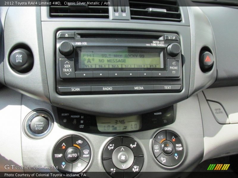 Classic Silver Metallic / Ash 2012 Toyota RAV4 Limited 4WD