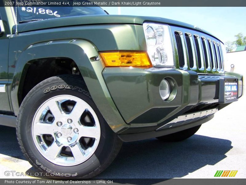 Jeep Green Metallic / Dark Khaki/Light Graystone 2007 Jeep Commander Limited 4x4
