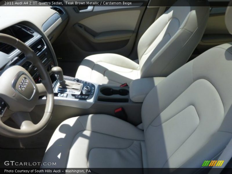 Teak Brown Metallic / Cardamom Beige 2011 Audi A4 2.0T quattro Sedan